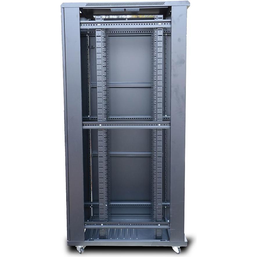 Extralink 42U 800mm floor cabinet black (42 HE, 19 Zoll Rack), Serverschrank, Schwarz