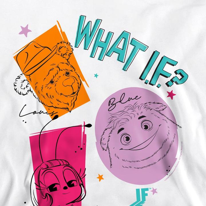 Actual product image IF Unisex Adult What Outline Sweatshirt (L)