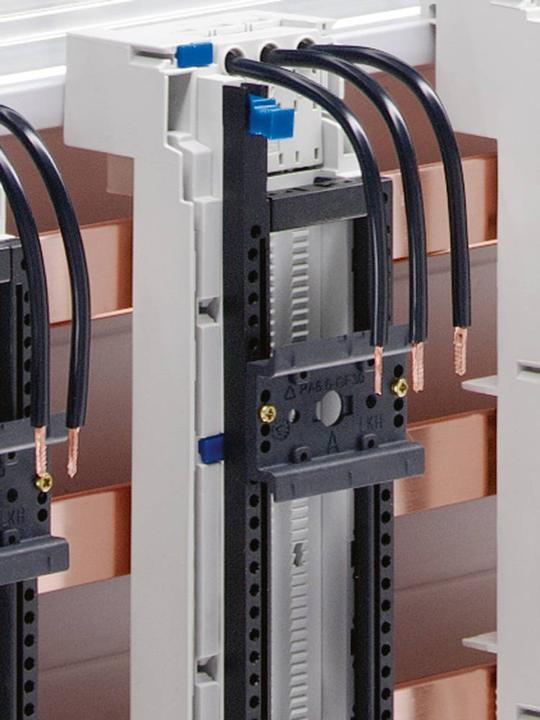Actual product image Rittal Connector strip for OM adapter SV SV 9340.290 Polyamide Grey (RAL 7035)