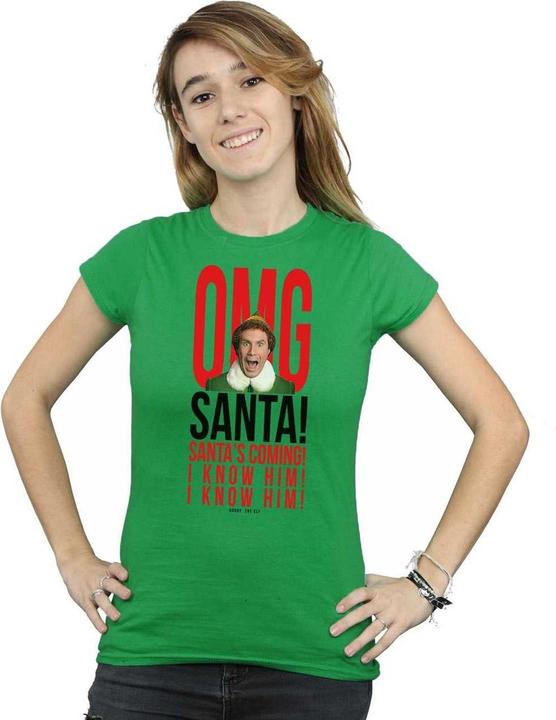 Produktbild Elf OMG Santa I Know Him TShirt (S)