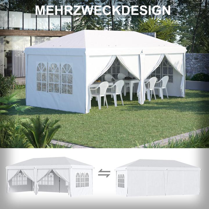 Actual product image Outsunny Folding pavilion (585 cm, 295 cm)