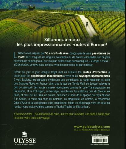 Image du produit L'Europe à moto : 50 itinéraires de rêve (Français, Collectif, 2021)