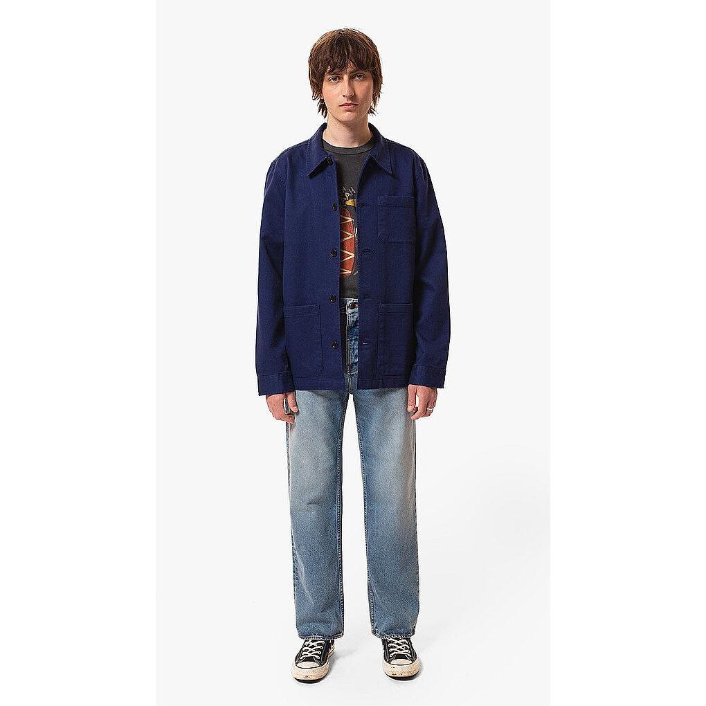 Thumbnail - Nudie Jeans, Herren, Hemd, Overshirt BARNEY, Blau, (M)