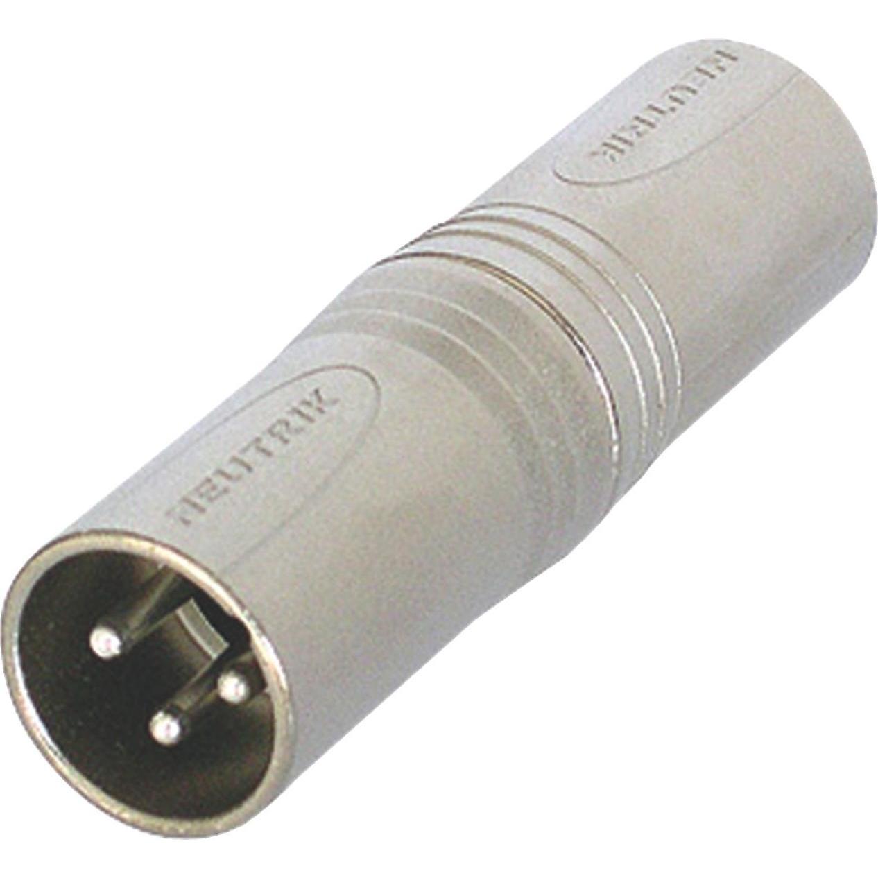 Neutrik Na3mm (Doppelkupplung), Audio Adapter, Silber