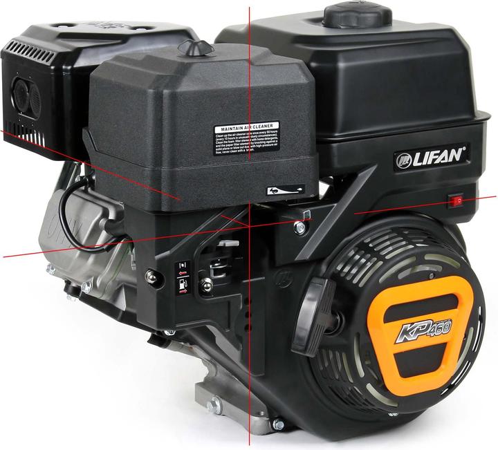 Actual product image Wiltec LIFAN KP460 25mm petrol engine single cylinder 15.6hp engine vibratory plate construction machine