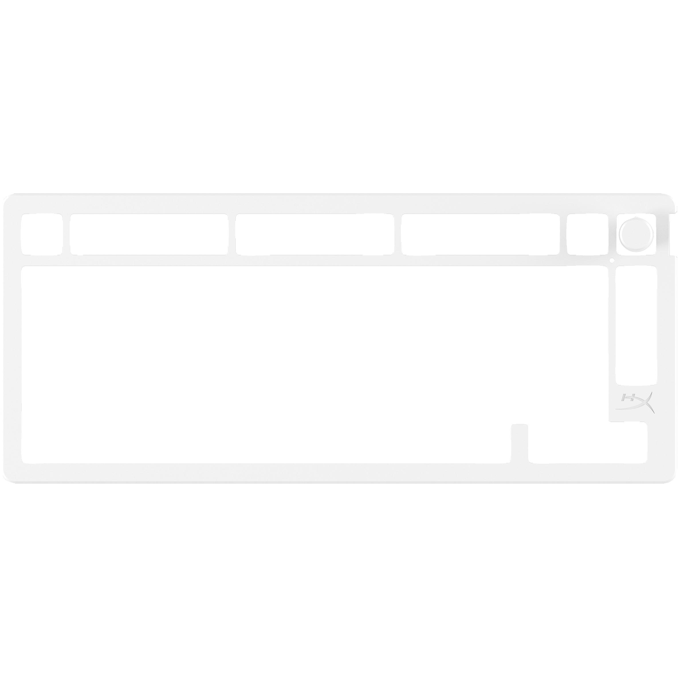 HyperX 85U14AA Top Plates Alloy Rise 0.75 White, Maus + Tastatur Zubehör, Weiss