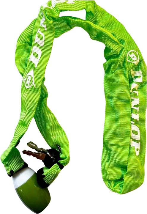 Dunlop bicycle chain lock 120 cm (green) (120 cm)