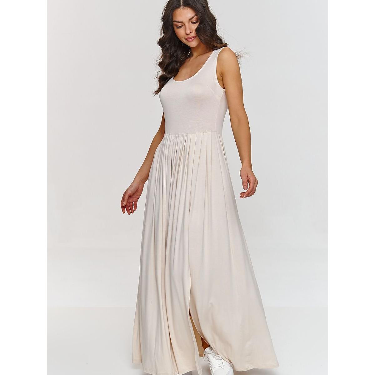 Makadamia, Damen, Kleider, Alltagskleid, Beige, (W36/L38)