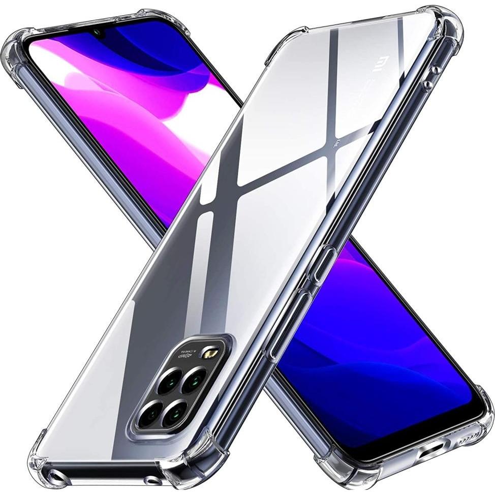 Screenguard Xiaomi Mi 10 Lite Hülle Crystal Soft Airbag Bumper (Xiaomi Mi 10 Lite), Smartphone Hülle, Transparent