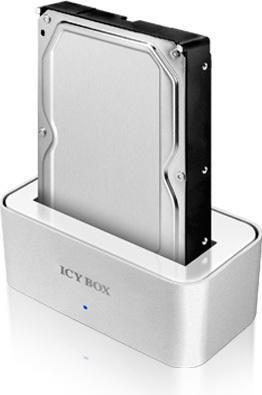 Produktbild Icy Box IB-111StU3-Wh USB 3.0 Dockingstation für 2,5"/3,5" (2.5", 3.5")