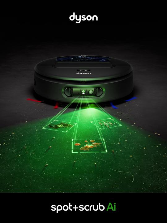 Produktbild Dyson Spot and Scrub AI (18000 Pa, Wischrolle)