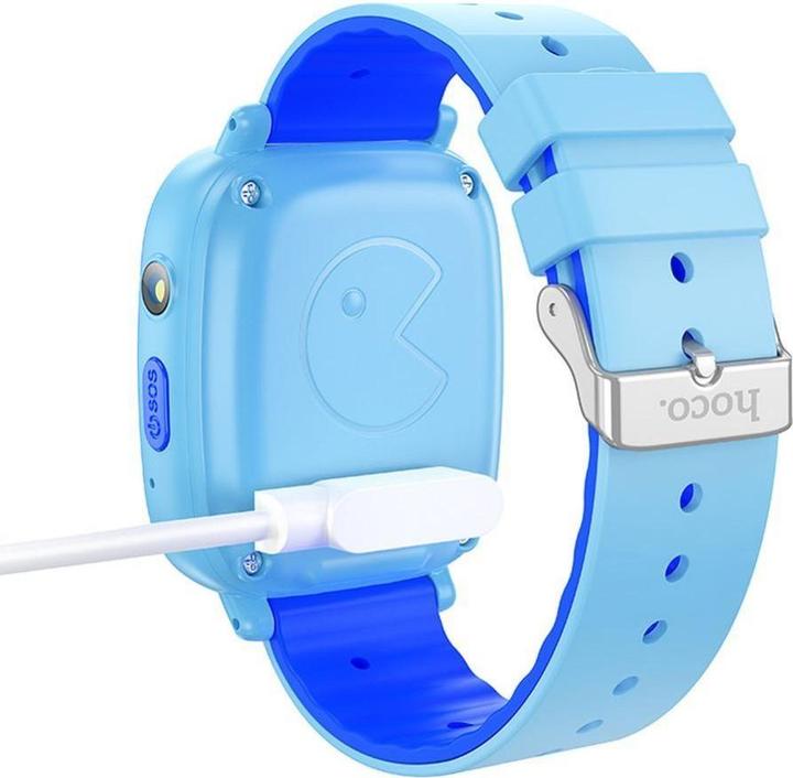 Actual product image Hoco Headphone with microphone smartwatch for kids with call function 2G Y100 blue (36.58 mm, 2G)