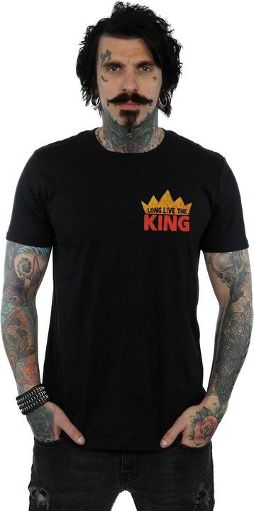 Actual product image Disney Mens The Lion King Movie Long Live Breast Print T-Shirt (4XL)