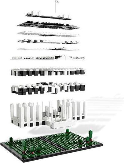 Actual product image LEGO Architecture The White House (21006, LEGO Architecture)