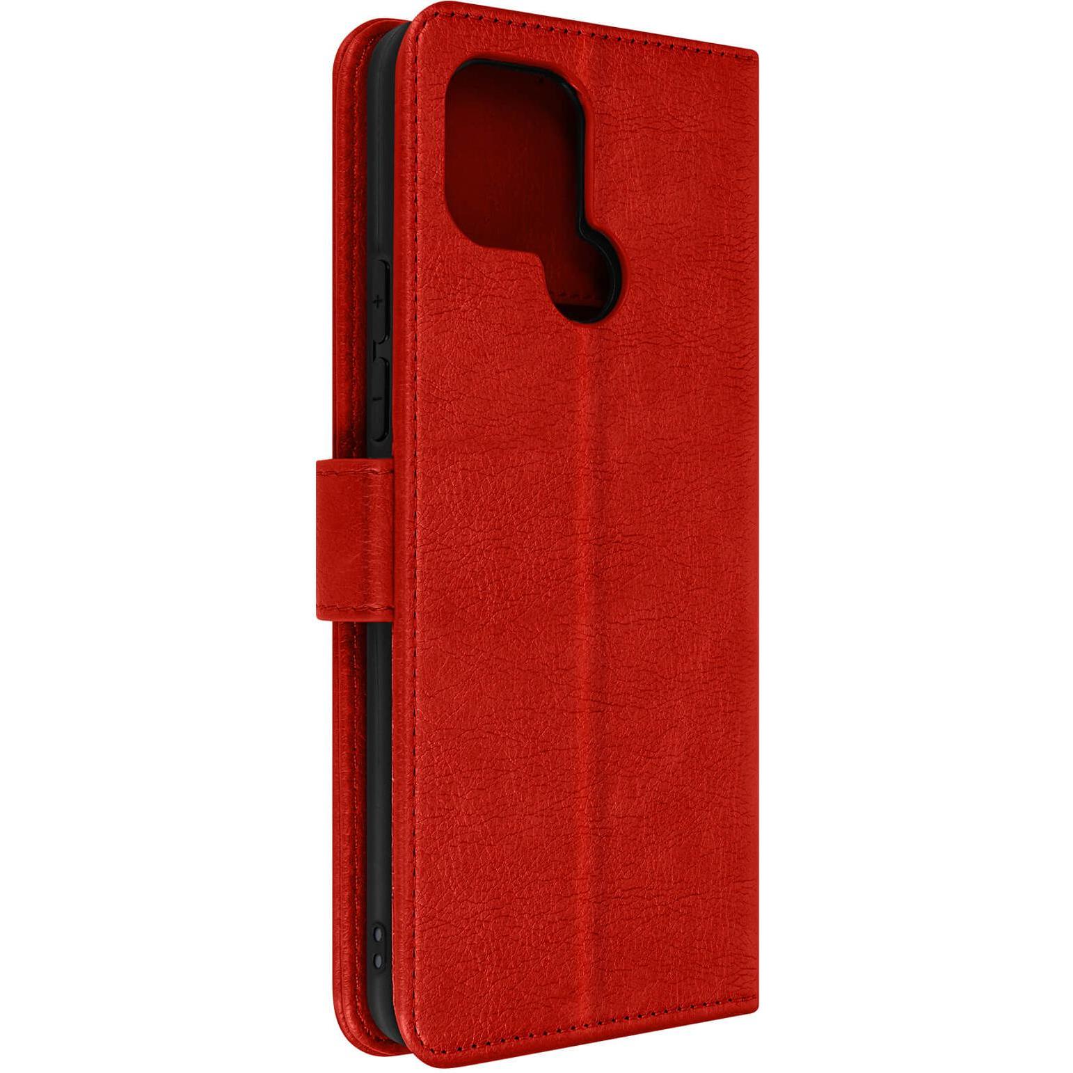 Thumbnail - Avizar Chesterfield Series (Xiaomi Redmi A2), Smartphone Hülle, Rot