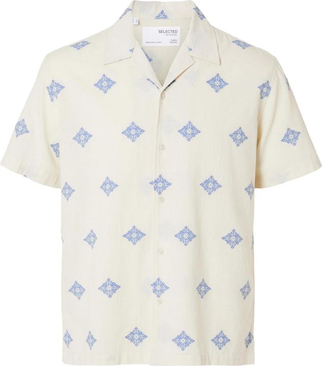 Produktbild Selected Homme Print Baumwoll Kurzarmhemd (XL)