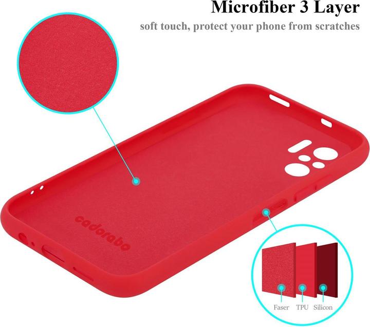 Produktbild Cadorabo TPU Liquid Silicone Case Cover (Xiaomi Redmi Note 10)
