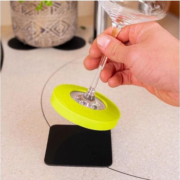 Actual product image Silwy Magnet-Kondom für Stielgläser Gelb (1x)