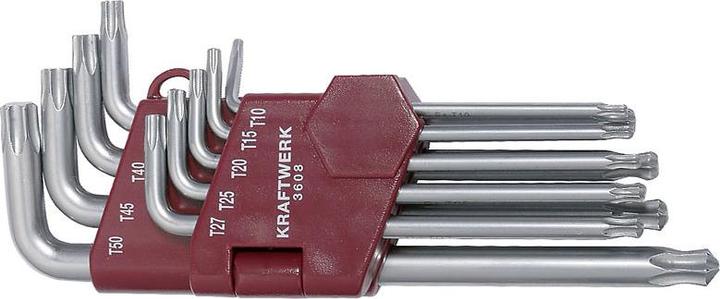 Produktbild Kraftwerk 9-t.Kugel TX-Stiftschlüssel-Satz T10-T50