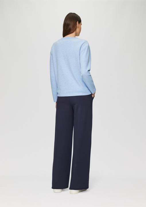 Produktbild s.Oliver Sweatshirt Weiches Sweatshirt mit V-Ausschnitt (48)