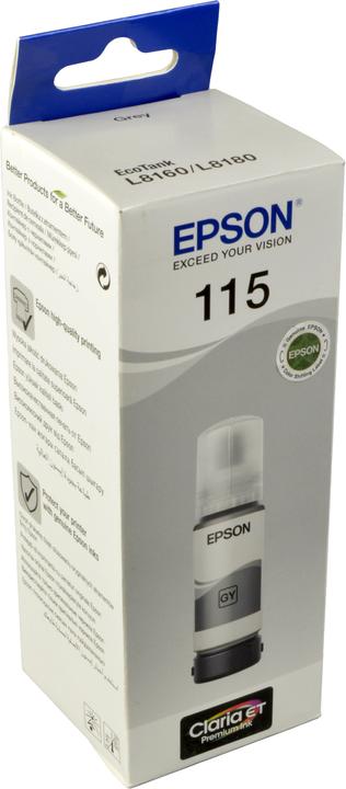 Immagine prodotto Epson EcoTank 115 - 70 ml - Grigio - Originale - inchiostro di ricarica (FC)