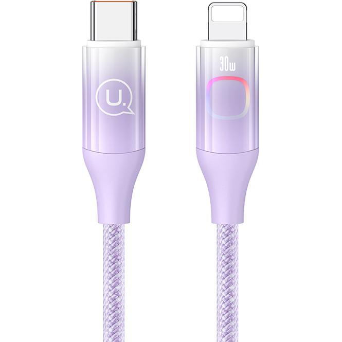 Thumbnail - EKO 30W Typ-C auf Lightning Ladekabel 1.2m Display XM mit LED-Hintergrundbeleuchtung (1.20 m, USB 3.0), USB Kabel