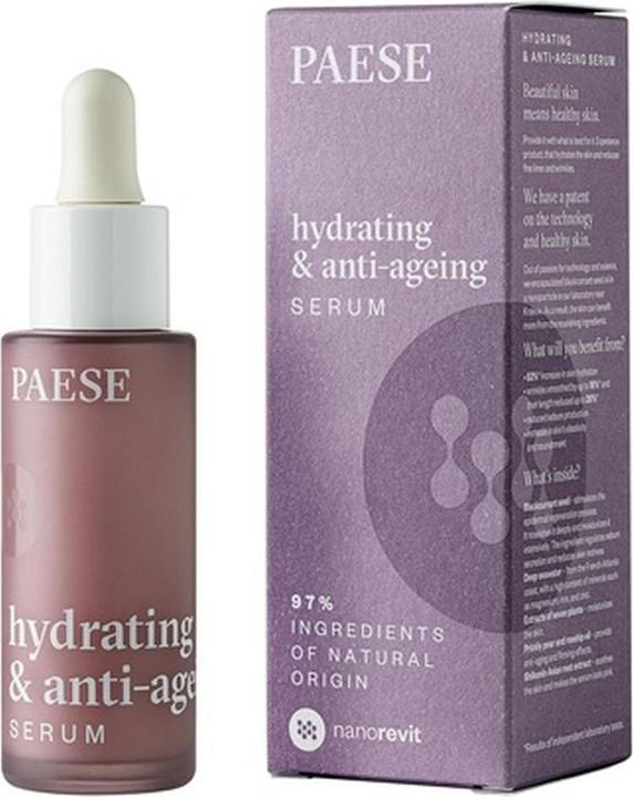 Paese PAESE Hydrating & Anti-Aging Serum serum nawilżające, przeciw starzeniu się skóry twarzy 30ml (30 ml)