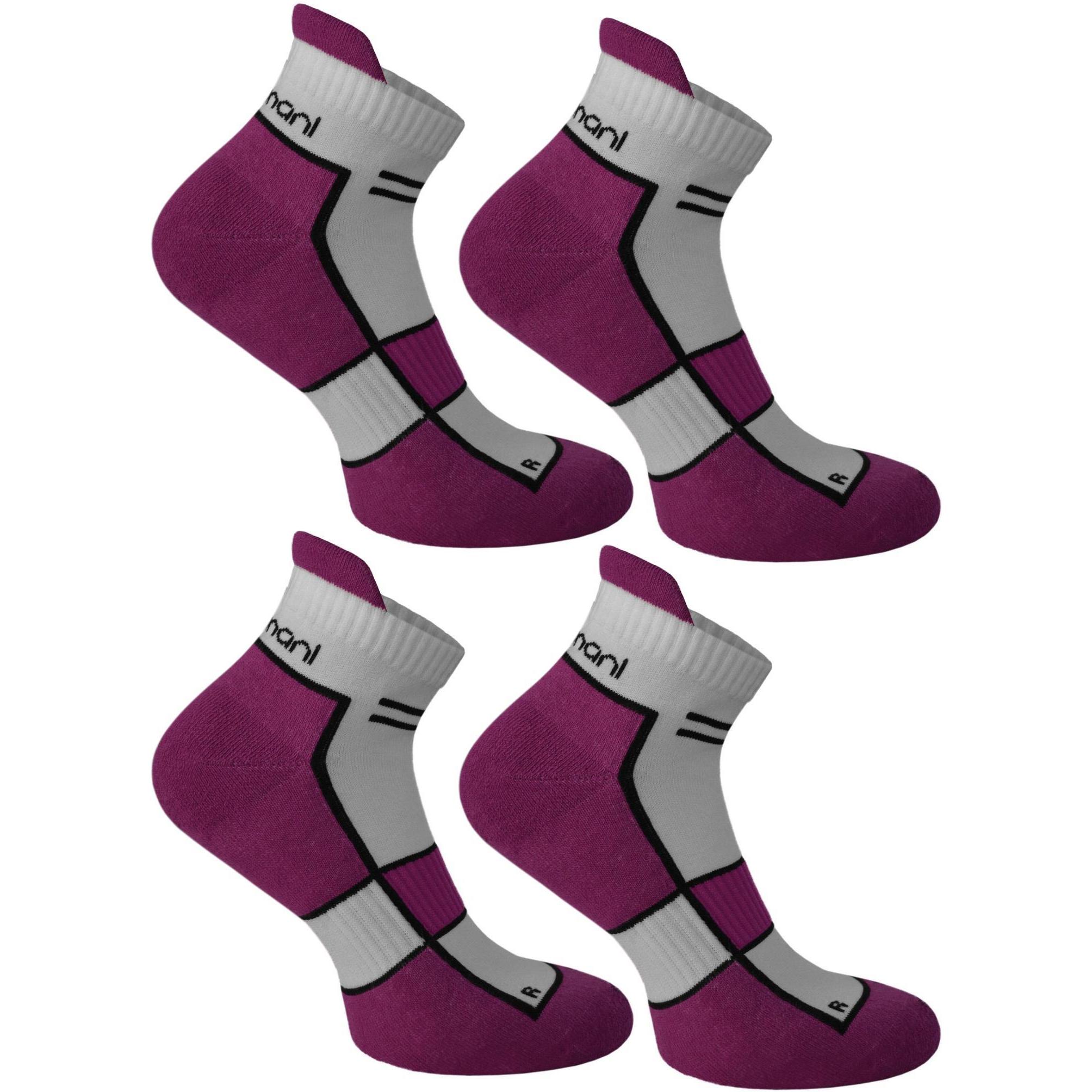 Thumbnail - Normani, Herren, Socken, 4 Paar Running Sneaker mit Fersenlasche, Grün, (4er Pack, 47 - 50)