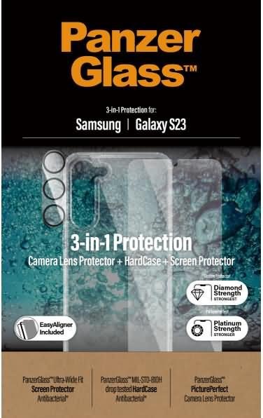 Actual product image PanzerGlass Hard Case+Glass Bundle (1 Piece, Samsung Galaxy S23+)