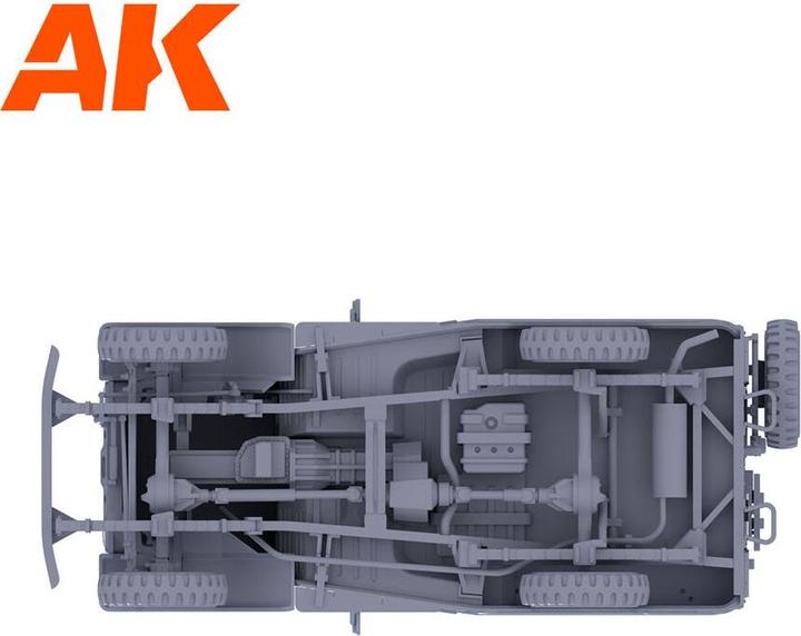 Produktbild AK Interactive 35001 FJ43 SUV w/Hard Top 1:35 Plastic Model Kit