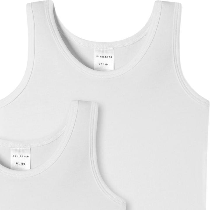 Immagine prodotto Schiesser Confezione da 4 maglie per bambini e bambine in cotone organico 95/5 (92)