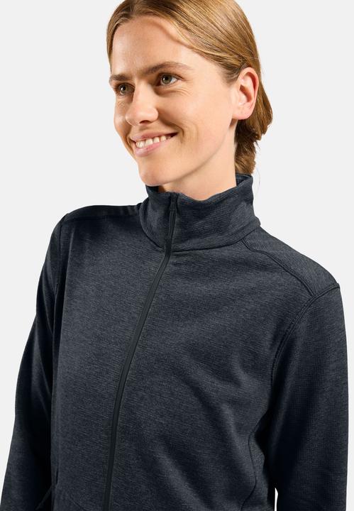 Produktbild Odlo Women's Mid Layer Full Zip Grid Fleece (XXS)