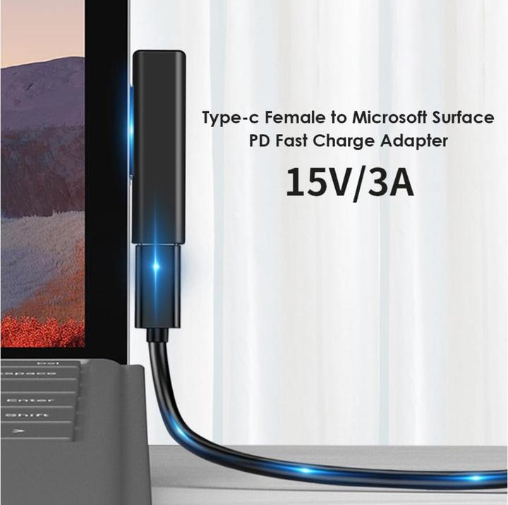 Actual product image PowerGuard USB-C to Microsoft Surface Adapter (USB Type C, USB Type C)