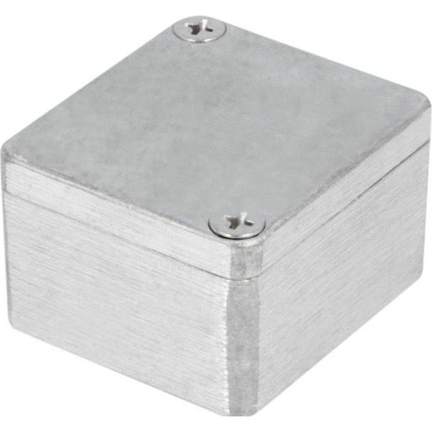 RND Components Schirmgehäuse 50x45x30mm Aluminiumlegierung IP65 (Gehäuse), Elektronikzubehör + Gehäuse, Silber