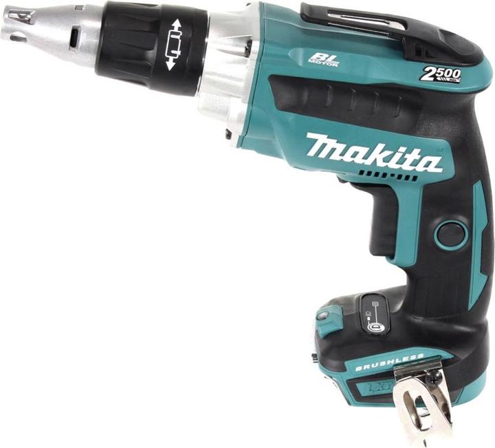 Actual product image Makita DFS 250 RT1J Battery drywall screwdriver 18 V Brushless + 1x battery 5.0 Ah + charger + Makpac (Rechargeable battery operated)