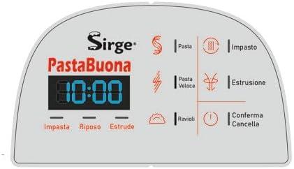 Image du produit Sirge Nudelmaschine Serie BUONA mit 13 Einsätzen