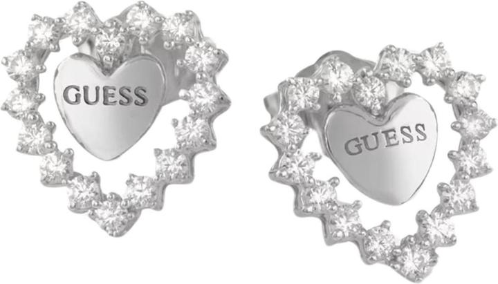 Immagine prodotto Guess Orecchini JARDIN HEART & CRYS STUDS da 10MM (Argento 925)