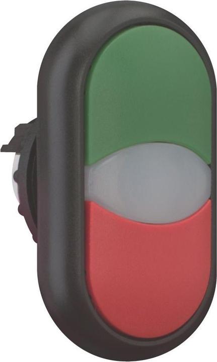 Actual product image Eaton Dual Green/Red Push Button with M22S-DDL-GR Illuminator (216699)