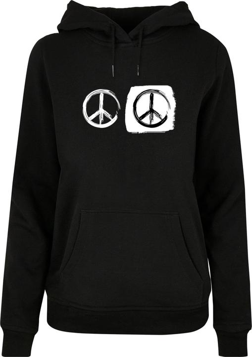Immagine prodotto Merchcode Donna Peace - Felpa con cappuccio Basic nera Double Peace - 161625 (L)