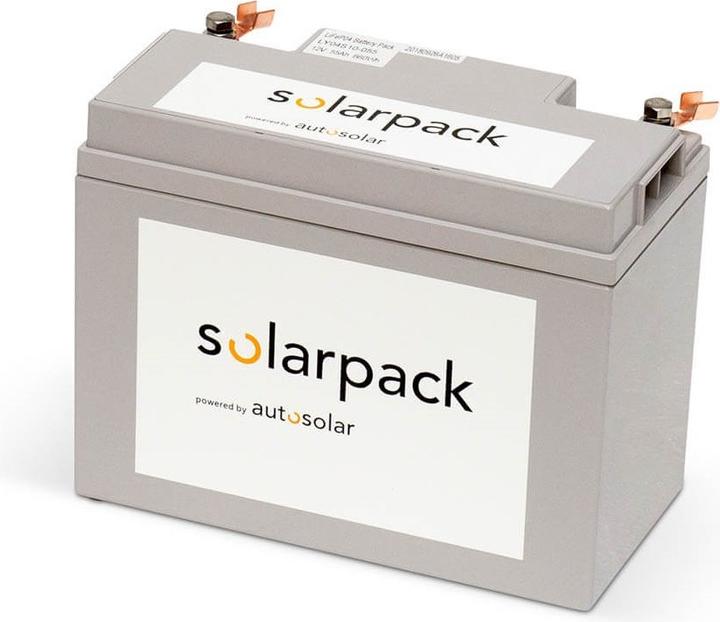 Autosolar Batterie au lithium 55 Ah avec application (équivalent à 110Ah d'une batterie AGM) (12.80 V, 55 Ah)