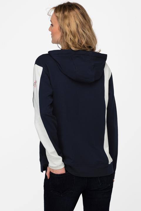 Produktbild Laurasøn Hoodie, Sweater, Colorblocking, Statement Print, Kapuze (S)