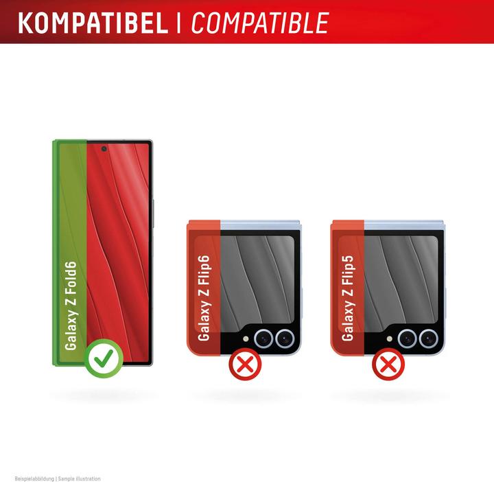 Produktbild Displex Smart Glass 2D (1 Stück, Samsung Galaxy Z Fold6)