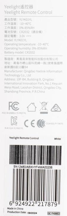 Image du produit Yeelight Pilote zdalnego sterowania