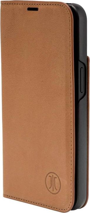Produktbild JT Berlin iPhone 14 - Tegel Flip Case cognac (Apple iPhone 14)