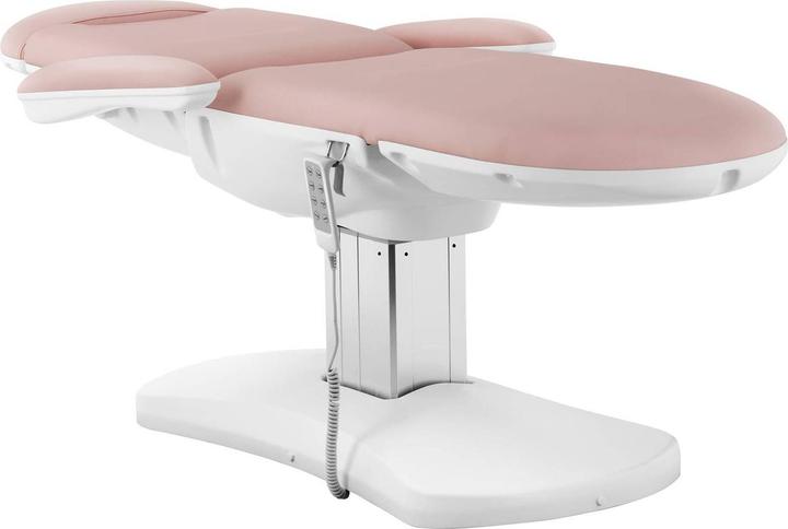 Produktbild Physa Kosmetikliege Behandlungsliege Kosmetikstuhl Tattooliege 67-87cm 150kg rosa/weiss