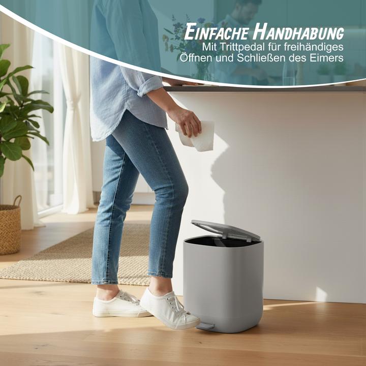 Produktbild Relaxdays Bad-Mülleimer (5 l)