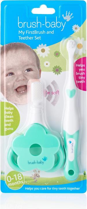 Produktbild Brush-Baby Zahnbürste und Zahnungshilfe (Weich, 2 x)