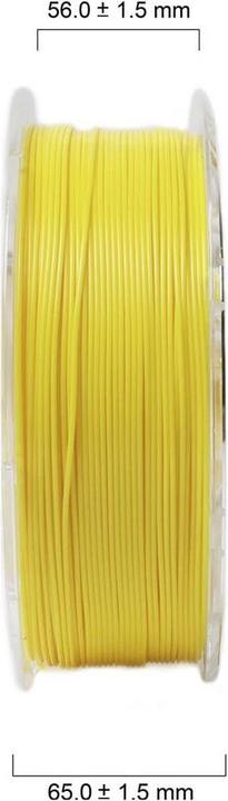 Actual product image Maertz ABS yellow 1.75 mm 1,000 g (ABS, 1.75 mm, 1000 g)