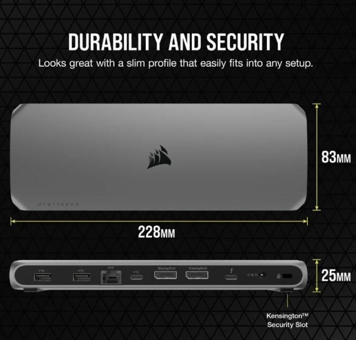 Produktbild Corsair TBT100 (Thunderbolt, 9 Ports)