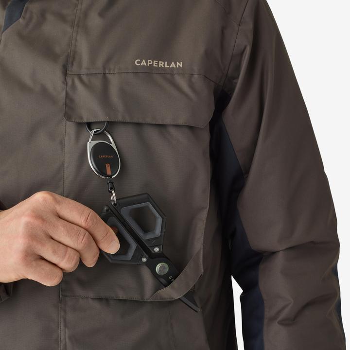 Produktbild Caperlan Angeljacke FJ 500 warm Herren khaki (XL)
